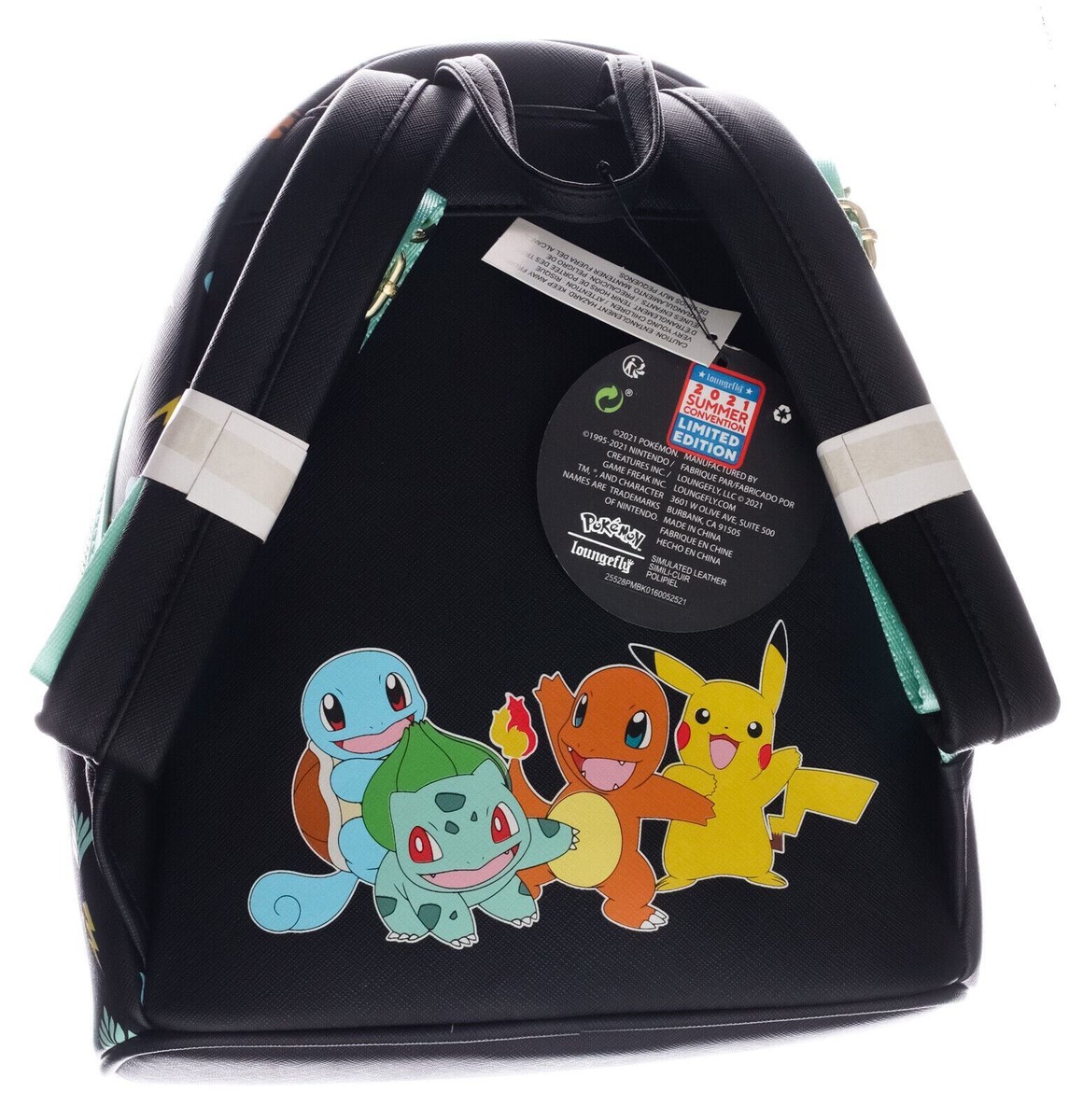 2021 Summer Convention Limited Edition Loungefly Pokemon Black