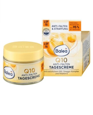 2x Balea Q10 Anti-Wrinkle Anti-Falten Tagescreme 2x 50 ml 