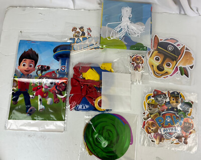 58 pic Paw Patrol Cartoon Happy Birthday Party Decoration backdrops