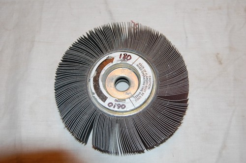 6" X 1" X 5/8" Flap Disc 180 Grit - Afbeelding 1 van 3