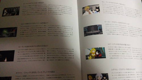 rwby volume 1/2/3/4 movie flyer written by Japanese - Picture 3 of 10
