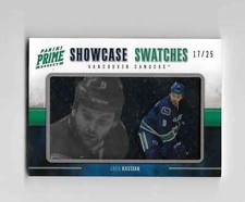 2011-12 Panini Prime Showcase Swatches #78 Zack Kassian 17/25 Vancouver Canucks