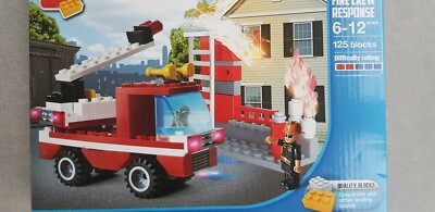 Block Tech Fire Crew Response, 6-12 Jahre, 125 Blöcke, neu