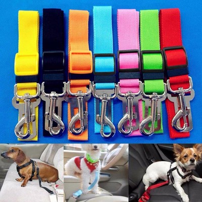Aodoor Auto Laisse Ceinture de S/écurit/é pour Chien//Chat//Animaux Laisse Chien Clip Ceinture de s/écurit/é pr Voiture Auto Noir 2 Pack