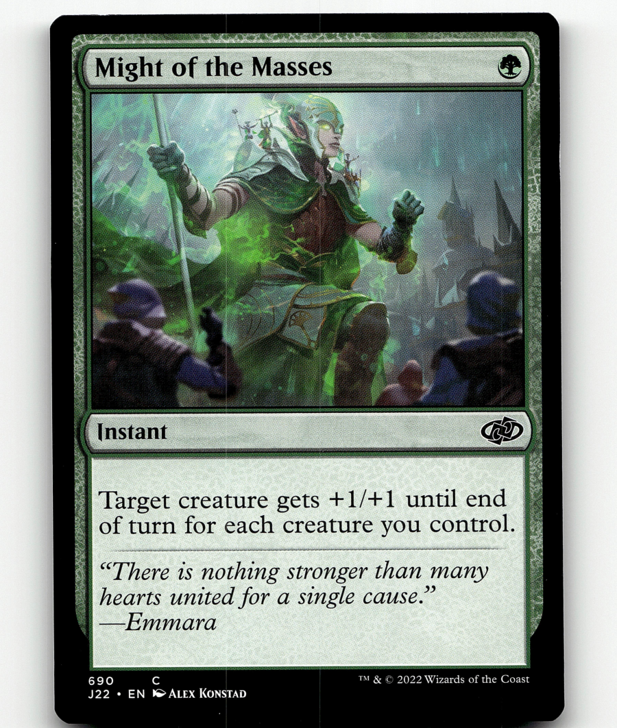 MTG Might of the Masses Jumpstart 2022 Common | eBay