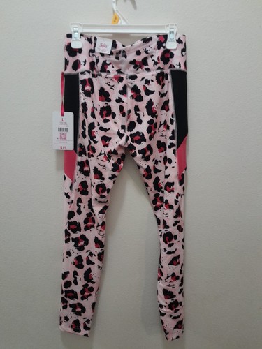 Girls Justice Blocked Leggings Size Large 12/14 Pants NWT - Picture 3 of 3