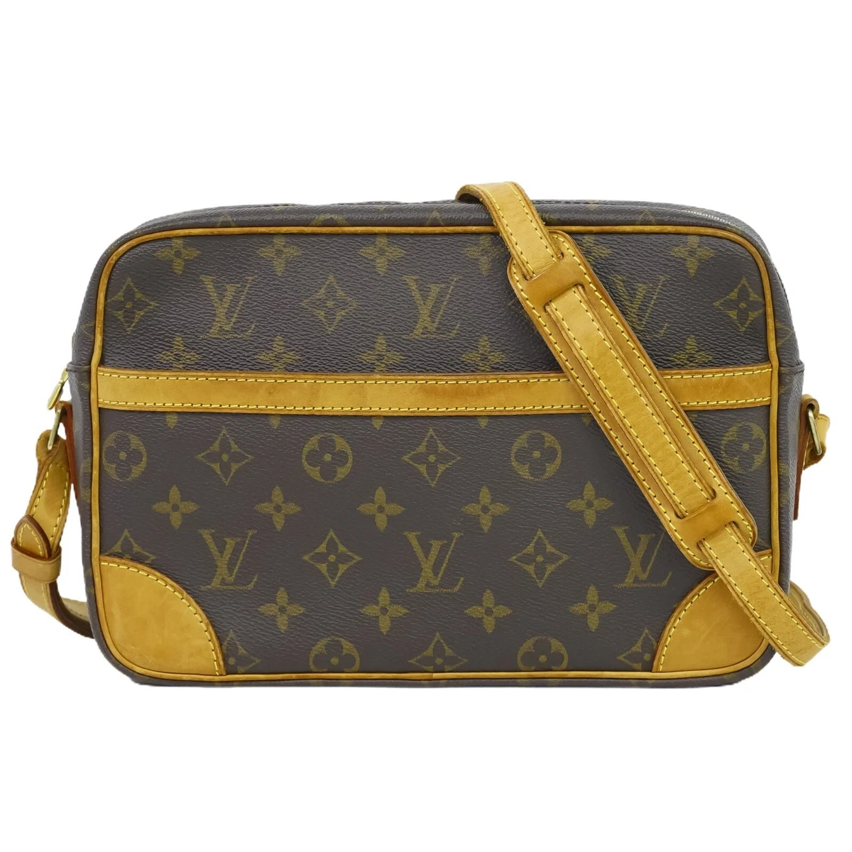 Louis Vuitton Trocadero 27 Coated Canvas Crossbody Bag on SALE