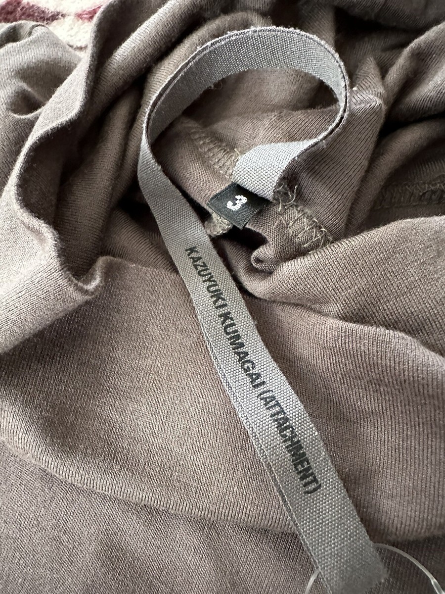 【初心者の民さん専用】KAZUYUKI KUMAGAI Attachment Kazuyuki Kumagai Turtleneck Charcoal Gray Made In
