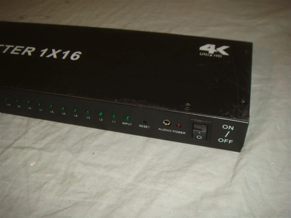 1X16 POWERED 4K ULTRA HD HDMI SPLITTER W CONNECTION LED'S -READ! - Image 2 of 4