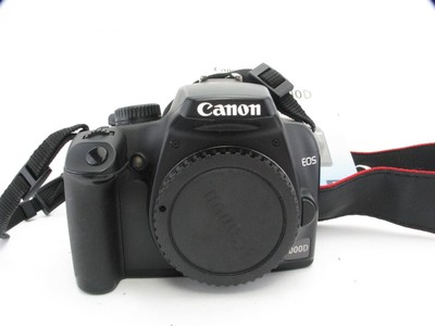 Canon Eos 1000d 10 1mp Dslr Camara Negro Solo Carcasa Top Ebay