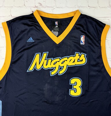 Vintage Denver Nuggets Allen Iverson Jersey Men's Size XL Adidas