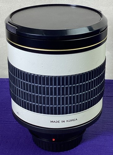 Bower Mirror Lens 500mm 1:6.3 DX Manual Focus Telephoto T-Mount Lens - Picture 2 of 4