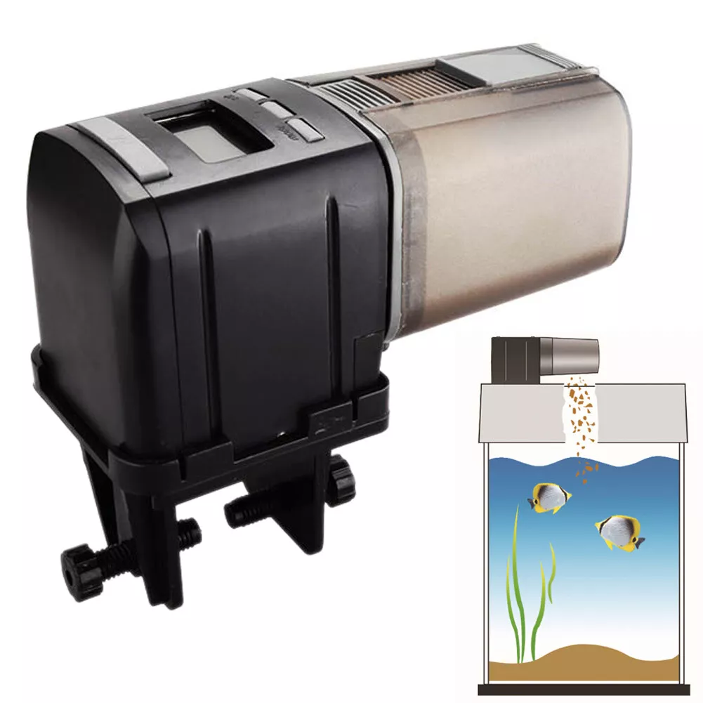 Fish tank shop automatic food dispenser