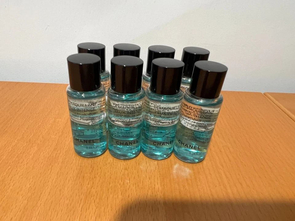 2~12 xNovo Removedor de Maquiagem Intensa Chanel Demaquillant Yeux 10ml/0,34oz cada - Imagem 3 de 4