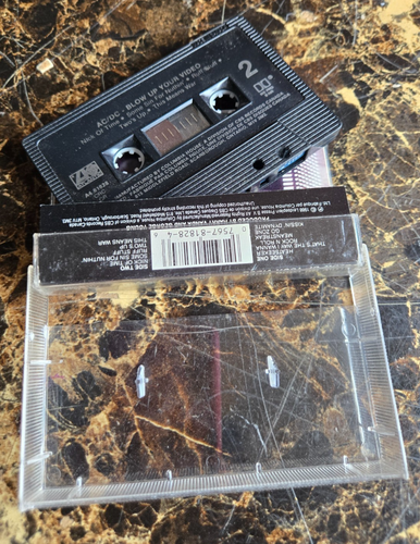 AC/DC Blow Up Your Video original 1988 canadian cassette - Picture 4 of 5