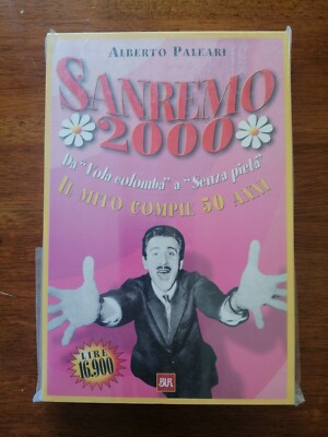 Libro SANREMO 2000, da VOLA COLOMBA a Senza pietà di ALBERTO PALEARI NUOVO