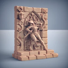 Adriana Thief Pinup Fantasy Miniature D&D RPG Tabletop Game