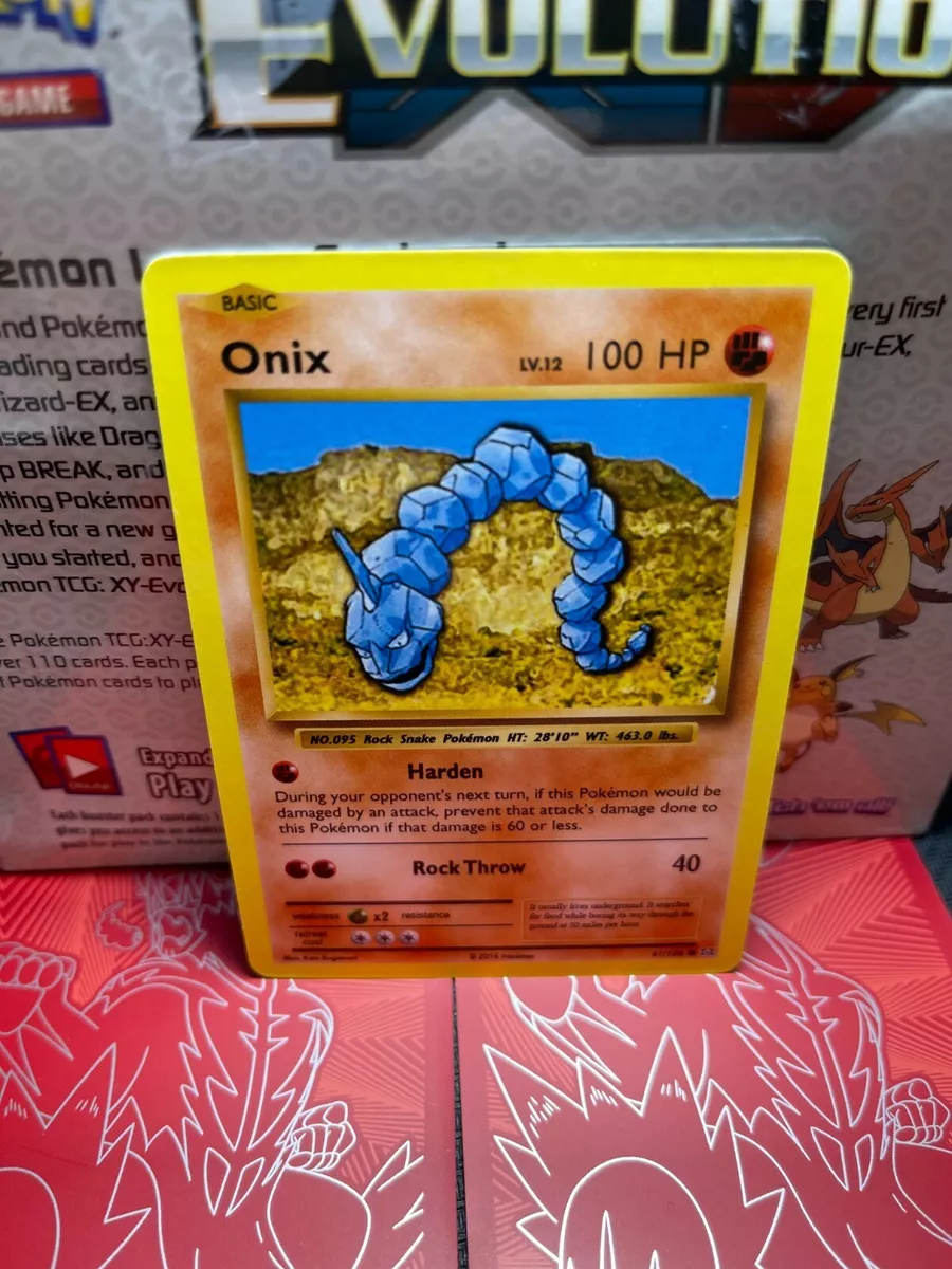 Pokémon n° 92/130 - ONIX niveau 22 - PV90