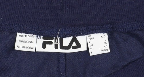 Fila Women’s Blue Jogger Trousers - L, Casual Velour - Picture 3 of 12