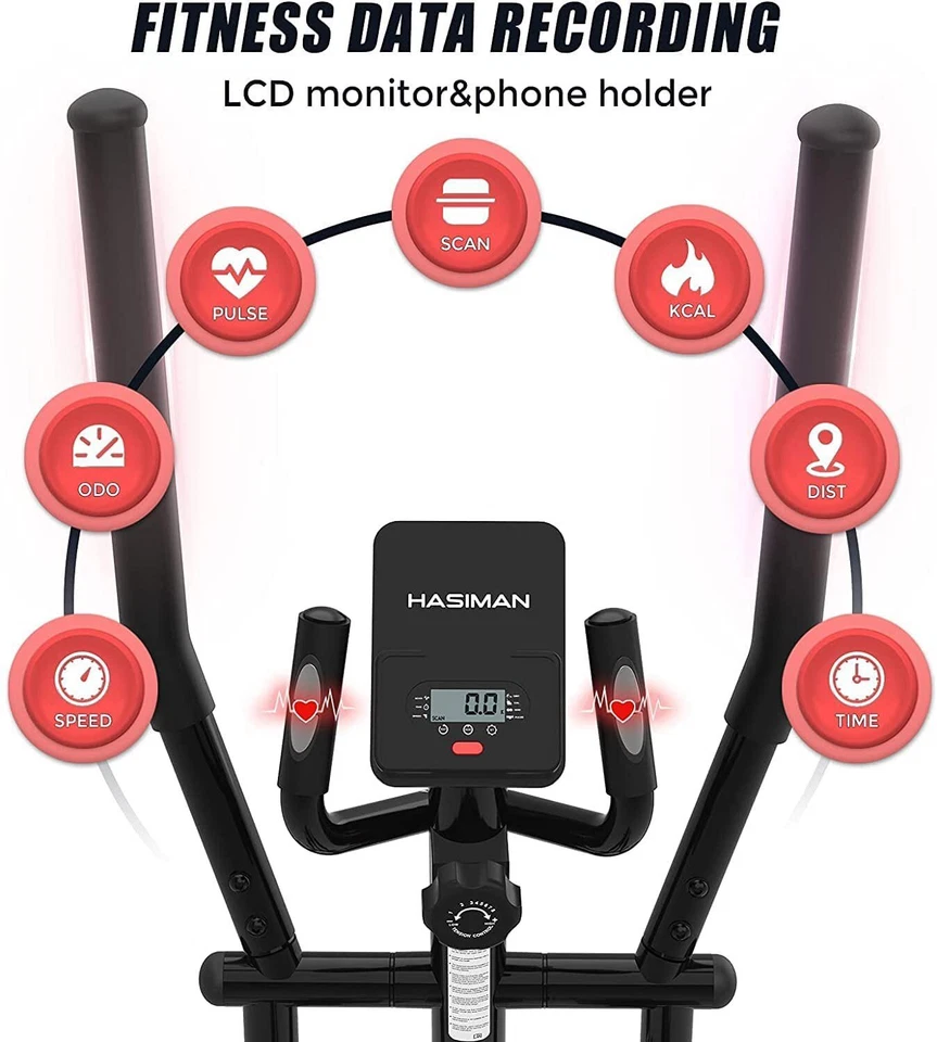Elliptical Machine Elliptical Exercise Machine Eliptical Cross Trainer Machine - Image 3 of 4
