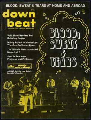 Blood Sweat & Tears Down Beat 1970s Cutting 