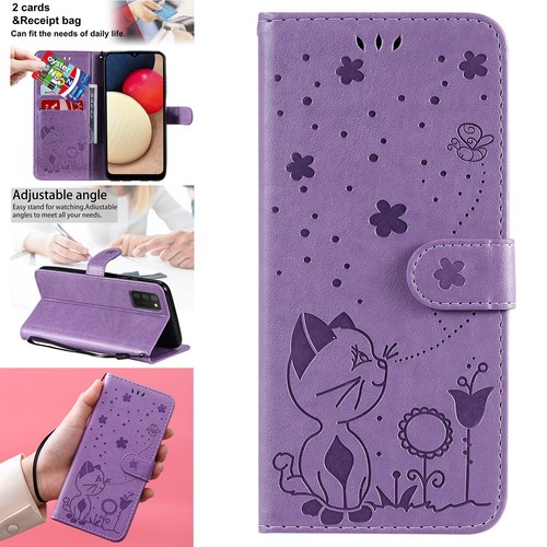 For Samsung Note 10 Plus 20 8 Embossing PU Leather Flip Wallet Case Phone Cover - Picture 17 of 18