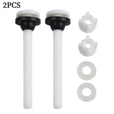 Plastic Toilet Seat Bolts Replacement Washers Accessory Elements Parts