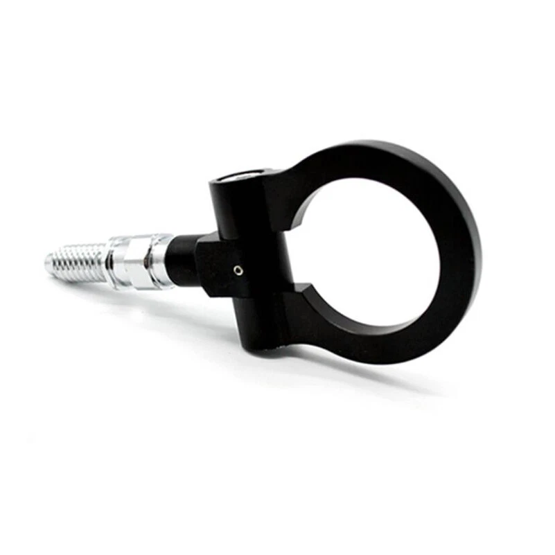 Gancho de remolque de carreras con tornillo trasero delantero negro para Mini Cooper R50/R52/R53/R55/R56 Foto 2 de 4