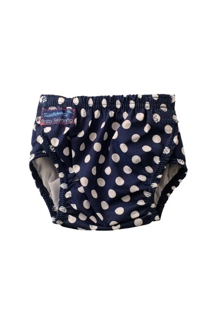 Konfidence Aqua Nappy Schwimmwindel Badewindel Babybadehose 3-30 Monate Blue Pol