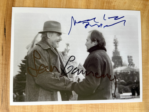 Sean Connery & K. M. Brandauer 13x18 cm Signiertes Foto. Autogramm / Autograph - Bild 1 von 1