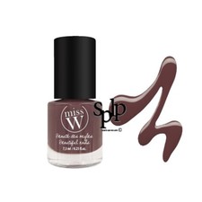 Miss W Vernis à ongles Bio N°08 Taupe foncé