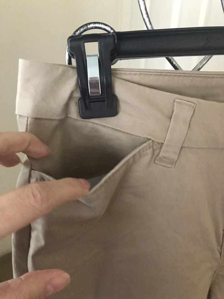 DESTEÑIDO GLORY CHINO FLACO COLOR PIEDRA MARRÓN NUEVO CON ETIQUETAS TALLA 4A JUNIORS Foto 3 de 4