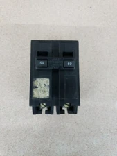 SQUARE D HOM250 Circuit Breaker,50A,Plug In,120/240V,2P 