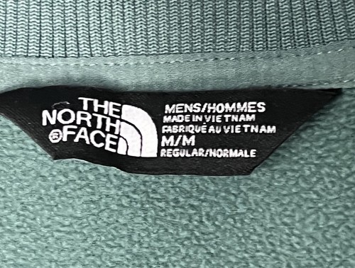 The NorthFace Jacket Takeback Track Mens Medium Silver Pine Green Full Zip - Picture 8 of 12