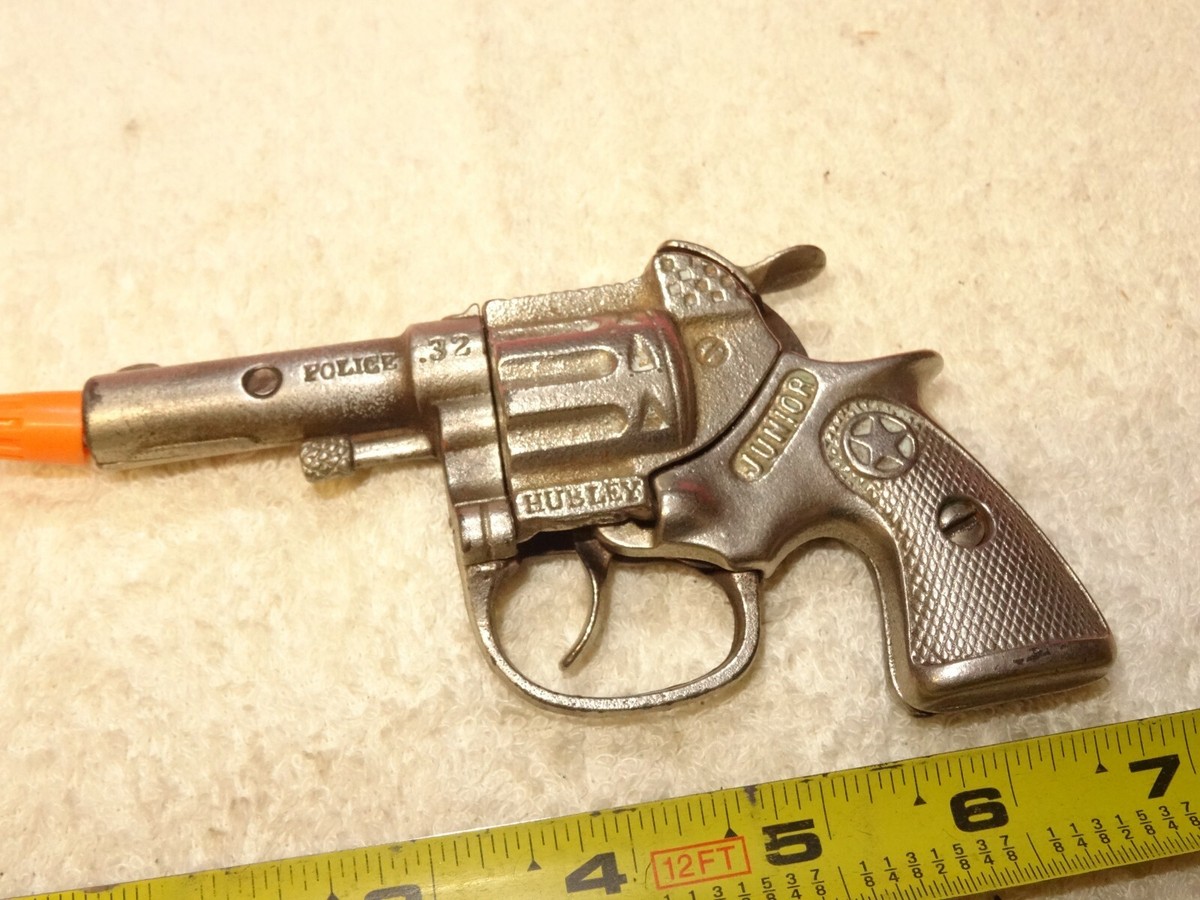 ビンテージ1940’sUSAイーグルクロスライフルズシルバーピンRRL ARMY ANTIQUE HUBLEY “JUNIOR, POLICE .32” CAST IRON CAP GUN 1940* | eBay
