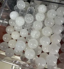 20mm Solid Gemstone Polished Rocks Minerals Crystal Healing Orb Ball Sphere