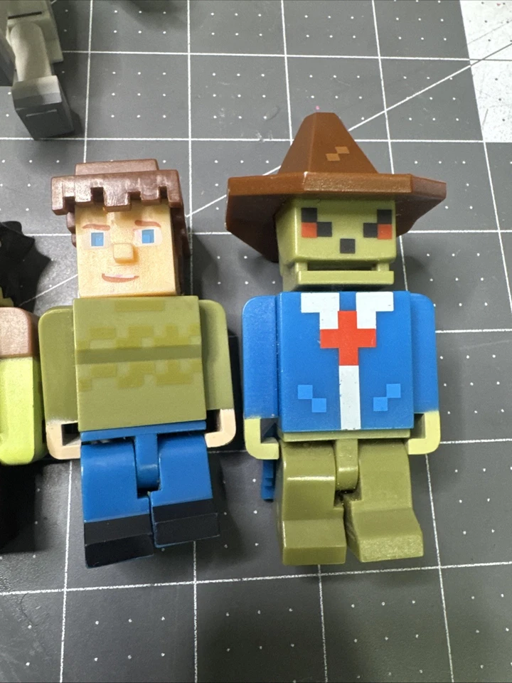 2015 Minecraft Tube Heroes Action Figures Lot Of 6 ! Jazwares - Image 4 of 4