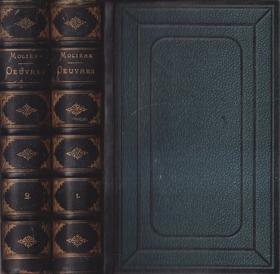 Buch: Oeuvres Tome 1 + 2, Moliere, 1873, Firmin-Didot, Französisch / en francais