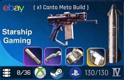  Arc Raiders New CANTO IV (1x) MAX Attachment fully repaired KINETIC CONVERTOR