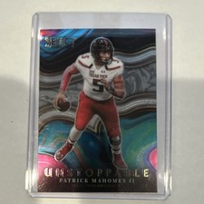 2022 Panini Select Draft Picks Unstoppable Patrick Mahomes II #US-PM Football