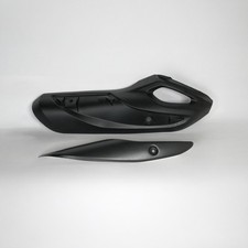 PARA CALORE PROTEZIONE MARMITTA HONDA SH 125/150 COMPLETO BLACK COMPRESO DI VITI