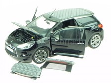 Citroen DS3 DS 3 convertible black diecast model car 181545 Norev 1/18