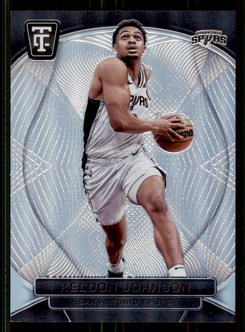 2024-25 Panini Totally Certified #101 Keldon Johnson San Antonio Spurs