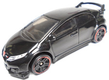 2022 HOT WHEELS HW 2016 HONDA CIVIC TYPE-R BLACK 1:64 DIECAST 2 3/4" CAR W/ RED