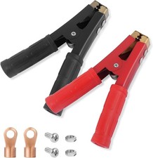 2PCS Car Battery Charger Clamps Replacement,1000A Heavy Duty Jumper Cable Clamps