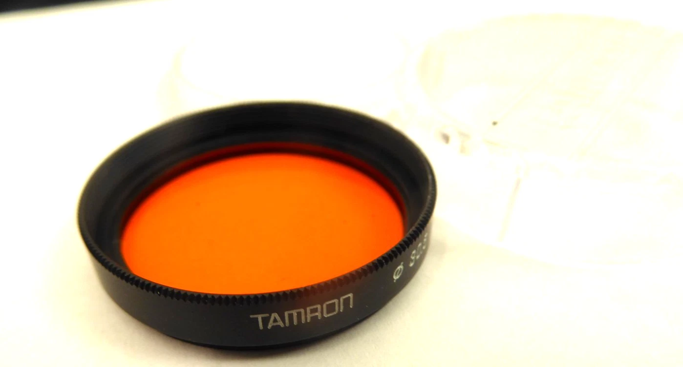 TAMRON 30.5mm Orange O-56 Rear Mounting Filter + Case ===Mint===