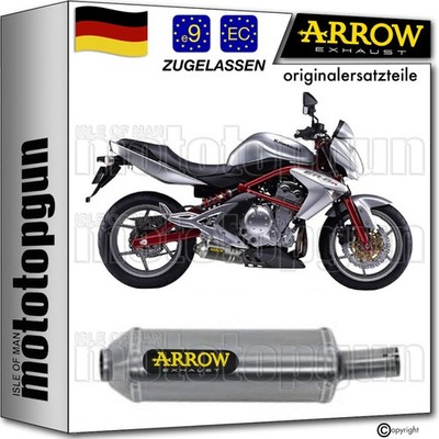 ARROW AUSPUFF ZUGELASSEN MAXI RACE-TECH ALUMINIUM KAWASAKI ER6N ER-6N 2006 06