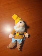 Vtg Walt Disney Mini Bean Bag HAPPY Snow White Seven Dwarfs 8" Plush