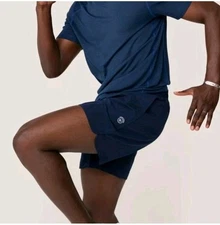 Allbirds Men's Natural Run Shorts in True Navy Blue Size Medium