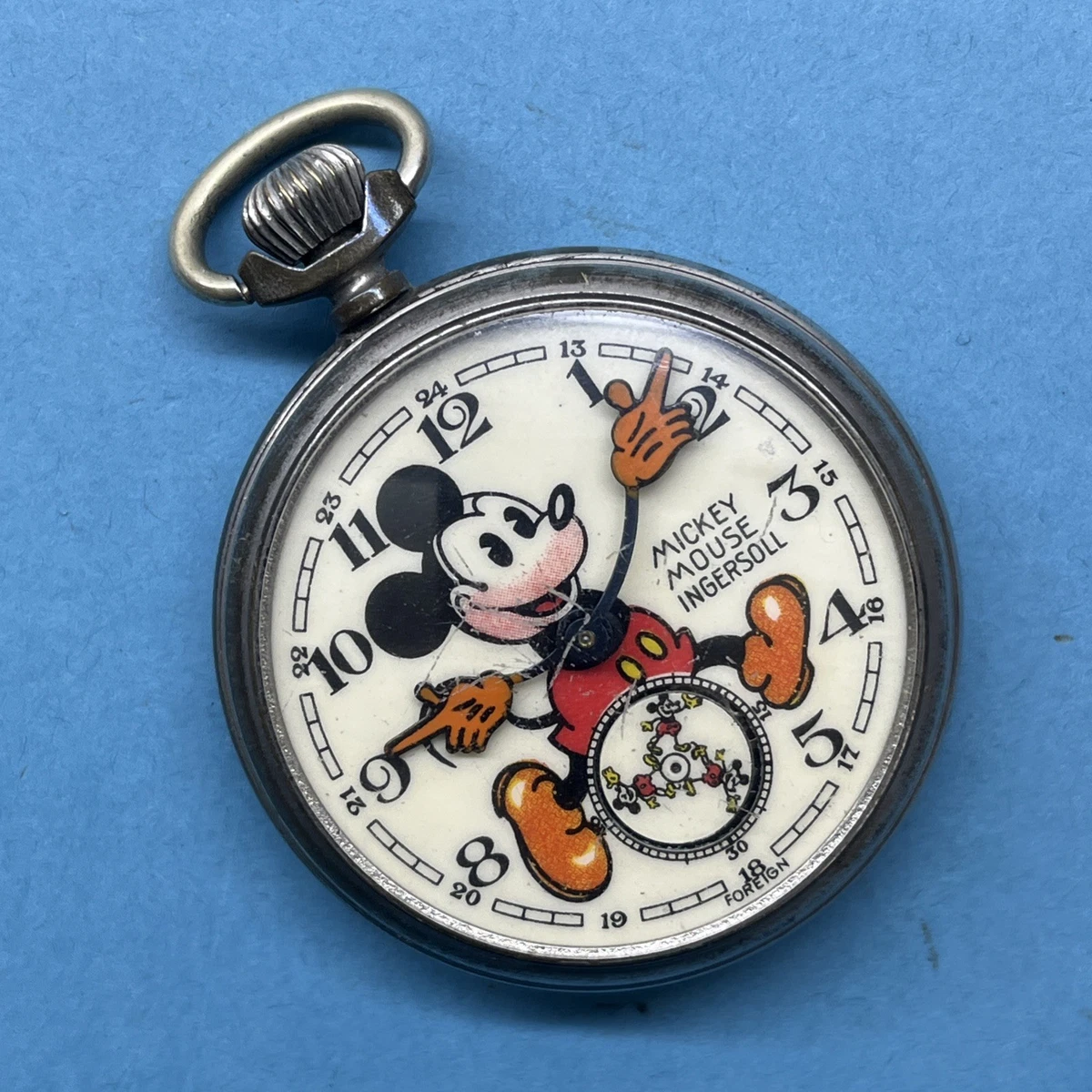 mickey mouse pocket watch products for sale | eBay UK